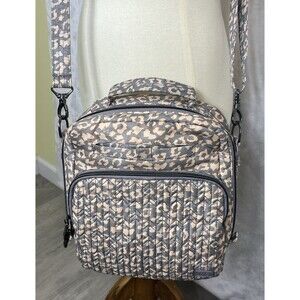 Lug Ranger Crossbody Bag Leopard Camouflage Tan Green Top Handle